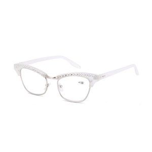 Retro Elegant Cat Eye Rhinestone 1.50 Reading Glasses - NEW Granny Readers
